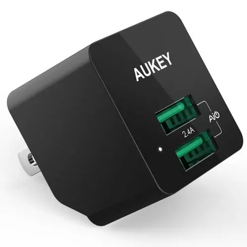 Aukey Mini Dual Port Charger 12W (PA-U32)  Mobile Price in Pakistan
