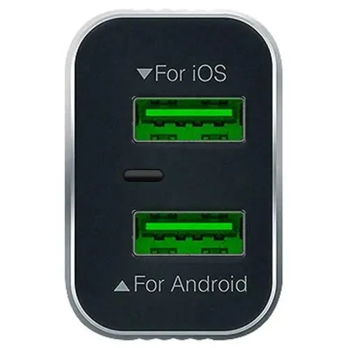 Space Metal Series Dual Port Charger 2.4A (WC-10)  Mobile Price in Pakistan