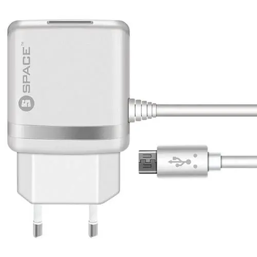 Space Micro USB Charger 2.4A (WC-105)  Mobile Price in Pakistan