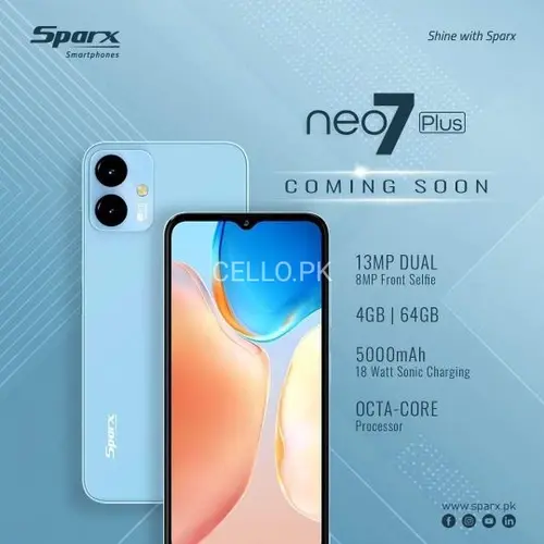 Sparx Neo 7 Plus Mobile Price in Pakistan