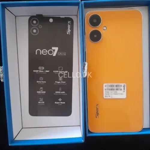 sparx neo 7 ultra 8  Mobile Price in Pakistan