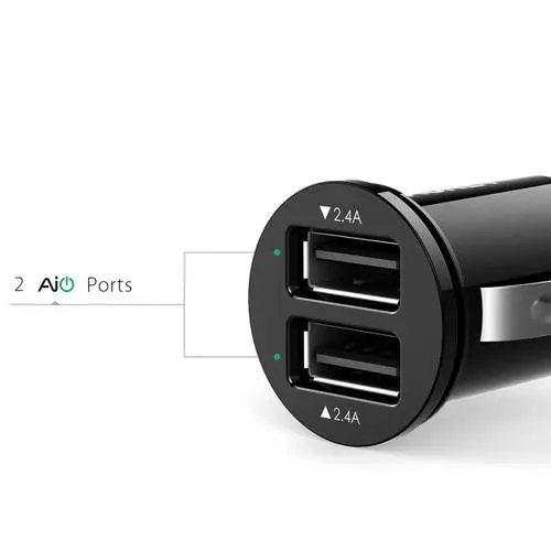 Aukey Dual Port Car Charger (CC-S1)  Mobile Price in Pakistan