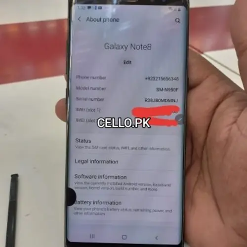 Samsung Galaxy note 8 Mobile Price in Pakistan