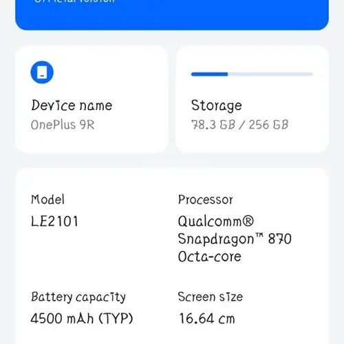 OnePlus 9R  Mobile Price in Pakistan