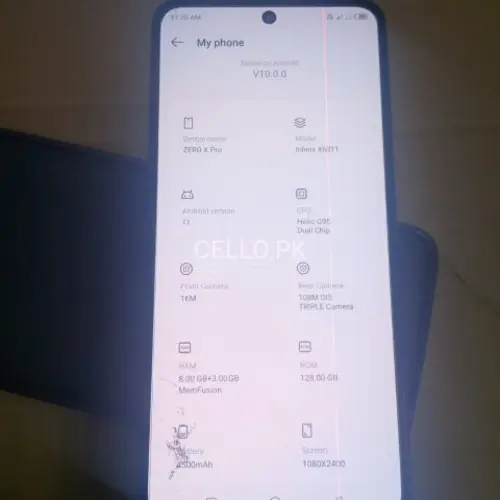 Infinix Zero X Pro Mobile Price in Pakistan