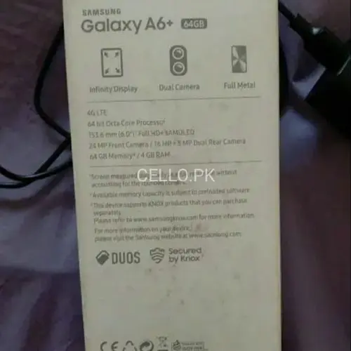 Samsung Galaxy A6 plus  Mobile Price in Pakistan