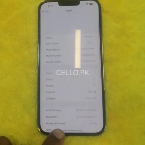 Apple iPhone 13 Pro Max Mobile Price in Pakistan