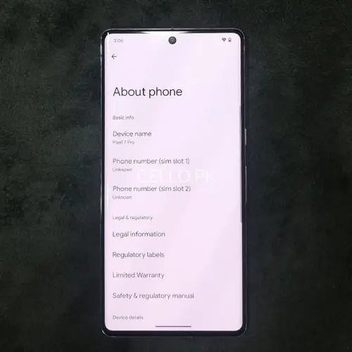 Google pixel 7 pro  Mobile Price in Pakistan