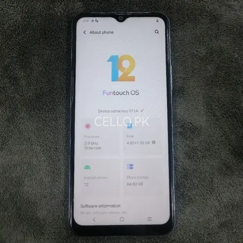 vivo Y21a Mobile Price in Pakistan